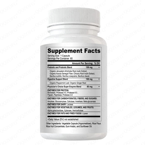 OEM Adult Digestive Enzymes Multiple Organic Prebiotics and Probiotics for Healthy <strong>Intestines</strong> and Digestion - Product Image 2