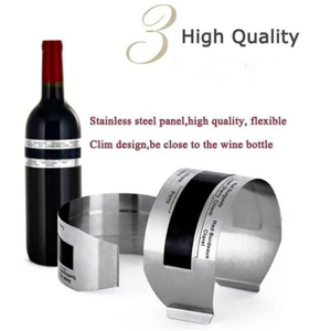 Termómetro de cuello de vino, herramienta de bebidas, botella inteligente, termómetro a presión, pantalla LCD, Sensor de clip para cerveza de champán, vino tinto - Product Image 5