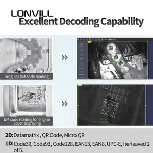 LONVILL High Speed <strong>Data</strong> <strong>matrix</strong> Scanner Conveyor Ethernet Stationary Barcode Scanner Tcp Ip Fixed Qr <strong>Code</strong> <strong>Reader</strong> - Product Image 2