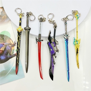 6 Phong Cách 15Cm Móc Chìa Khóa Honkai Sao Đường Sắt Kafka Yanqing Không Mài Gươm Samurai Katana Đồ Chơi Keychain Kim Loại Móc Khóa - Product Image 2