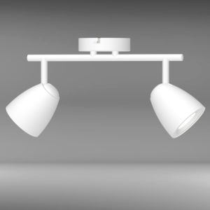 Đèn rọi ray <span class=keywords><strong>LED</strong></span> <span class=keywords><strong>GU10</strong></span> đơn giản, tinh tế, 2/3/4 bóng, kiểu gắn trần, ánh sáng trắng ấm và đen trong suốt, kiểu cố định - Product Image 2