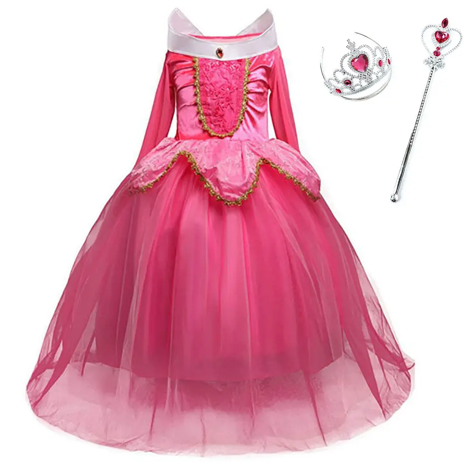 Fantasia para crianças, traje de meninas; princesa bebê do natal fantasia vestido infantil cosplay