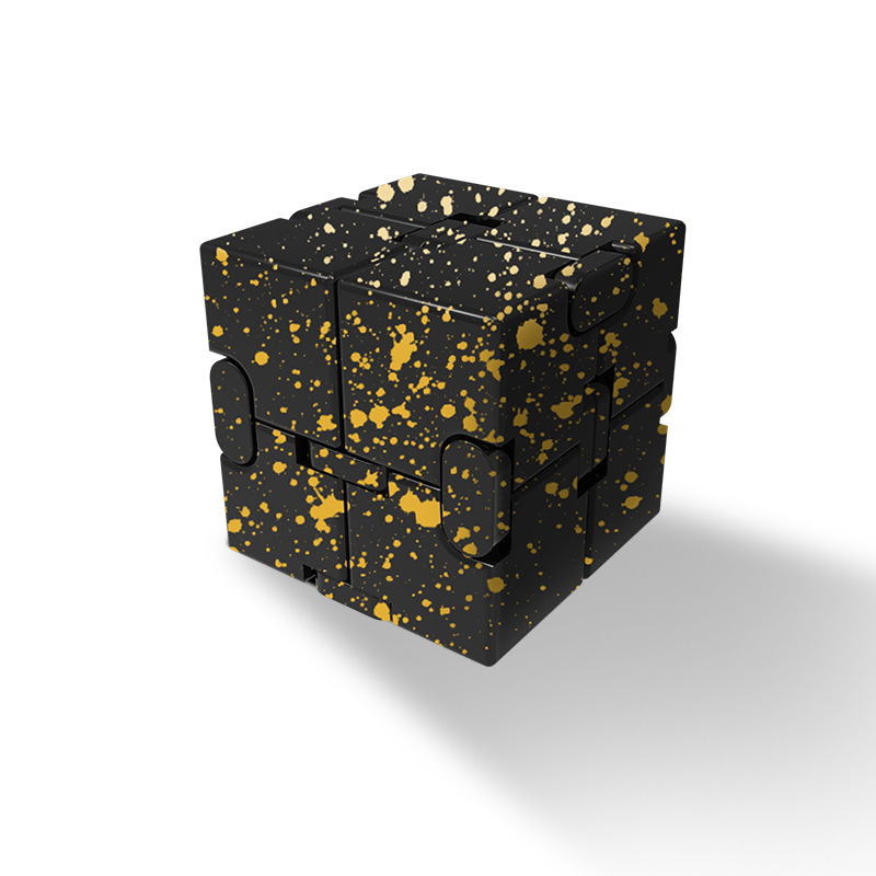 Cubrir Cubo de Rubik-Camuflaje Negro y Amarillo
