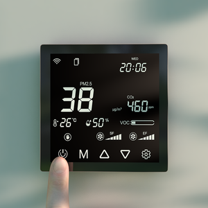 Новый продукт выпускает VOC pm2. 5 CO2, температура и влажность HVAC вентиляционная система WIFI 0-10 В PWM контроллер вентилятора - Product Image 5