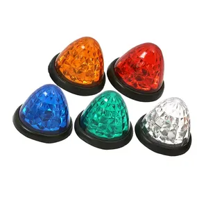 CHEDINA General Red Clear Classic Watermelon Surface Mount <strong>LED</strong> Turn Marker <strong>Light</strong> for Truck - Product Image 1