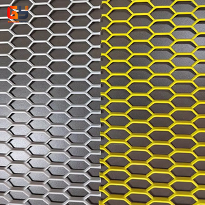 Werks lieferant Sechseckiges Streck metall gewebe Aluminium-Streckstahl-Draht geflecht - Product Image 4