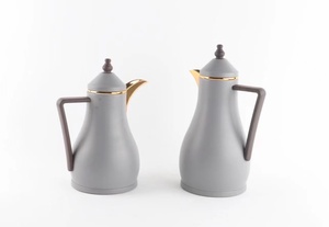 Custom Logo Acceptable Arabic Tea and <strong>Coffee</strong> 1+0.7L Kettle Set Dallah Pot Arabic <strong>Coffee</strong> Vacuum Flasks - Product Image 4