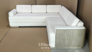 Updecors עיצוב חדש מודרני 8 מושבים בד דלוקס ספה סט בד ספה סט סלון ריהוט איכותי