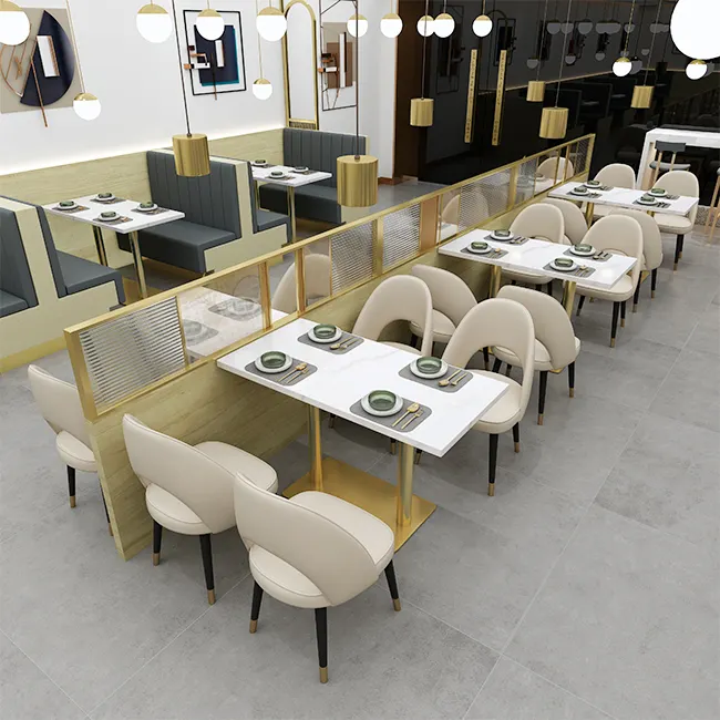 Nuovi Prodotti di Design Ristorante Tavolo E Sedia Nuovi Arrivi Ristorante di Lusso Chaise Et Tavolo del Ristorante