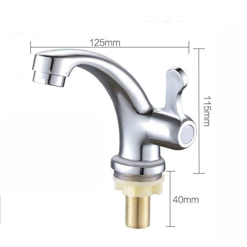 Grifo monomando para lavabo lateral abierto Hj - agua fría.