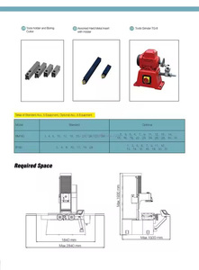 BM160 verticale fresatura alesatrice con nucleo di CNC motore componente cilindro alesatura funzione di fresatura B160 fresatura funzione - Product Image 4