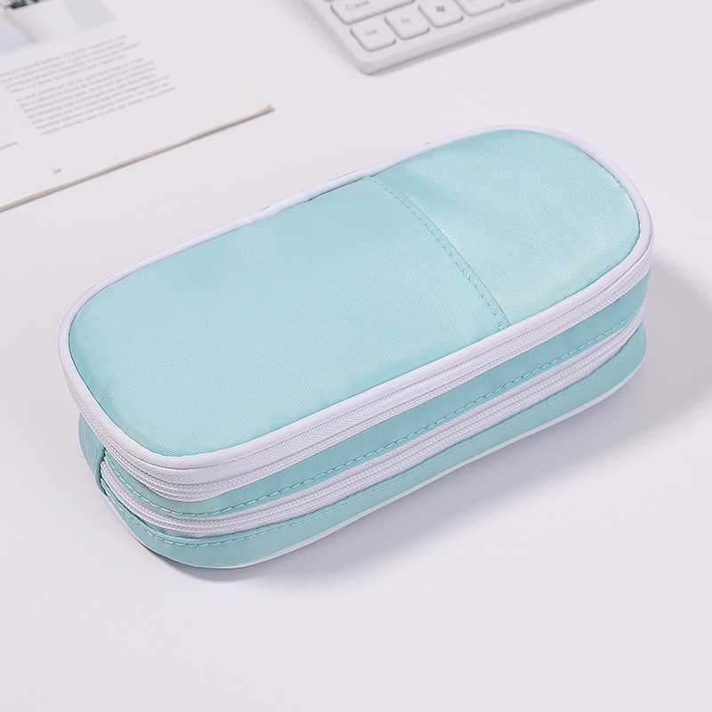 Estuche de lápiz azul