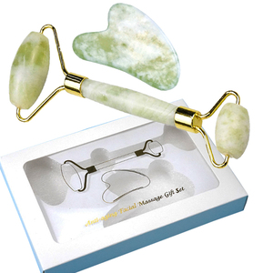 กล่อง100ผสม Rodillo de Jade Gua อุปกรณ์นวดหน้ามาใหม่สีชมพูกุหลาบควอตซ์ Rouleau de Jade et Gusha ลูกกลิ้งหยกและกัวซา - Product Image 6