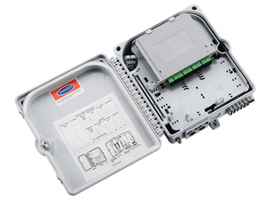 Caja de montaje en pared de 8 núcleos para divisor de PLC 1x8, equipo de fibra óptica tipo inserción de conexión de - Product Image 1