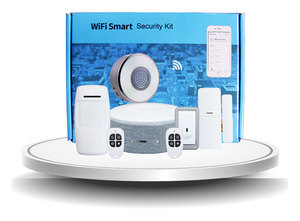 Sistema de alarma inteligente para el hogar, Sensor de contacto para puerta con control remoto y Sensor de movimiento Pir, aplicación Tuya, Wifi - Product Image 5