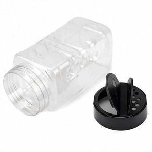 2025 New arrivals Top bán 500ml vuông nhà bếp tiện ích Pet gia vị hạt tiêu Shaker chai <span class=keywords><strong>Jar</strong></span> container - Product Image 5