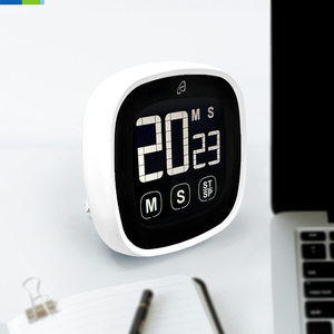 <span class=keywords><strong>Timer</strong></span> digitale eco-friendly Touch pannello di plastica conto alla rovescia e contare fino a Max 99min 59sec stile Vintage minimalista uso cucina
