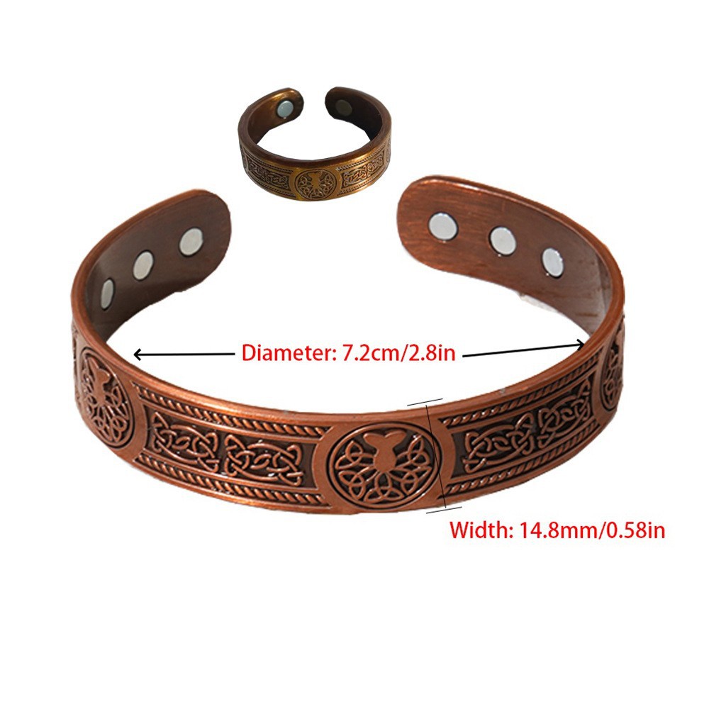 Bague bracelet cinq arbres