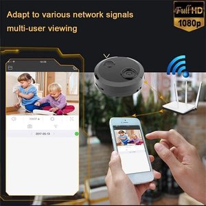 Hdwificam Pro กล้อง Wifi ขนาดเล็ก,กล้องส่องกลางคืนด้วยอินฟราเรด HDQ15 P กล้องบันทึกวิดีโอระยะไกลมุมกว้าง1080องศา - Product Image 4