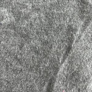 Heather grey chải Polyester Vải dệt kim mềm chải vải-Heather grey 100% Polyester - Product Image 1