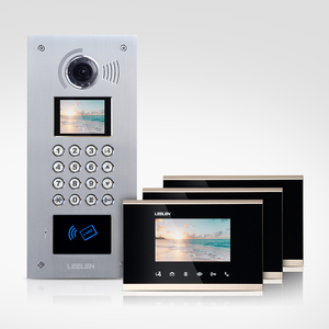 Modello 10 outdoor station-cina building citofono fornitori con guscio in metallo chiavi meccaniche da 4.3 pollici monitor campanello - Product Image 4