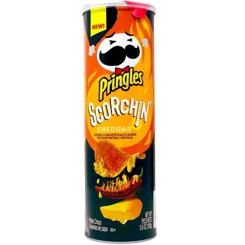 Os melhores chips de batata Pringles 165g padrão para lanches de alimentos fabricantes de batatas fritas picantes Pringles quentes à venda