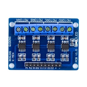 Toptan fiyat HG7881 4-Channel DC Motor sürücü panosu denetleyici modülü Arduinos için 2.5-12V/servis sonrası iyi