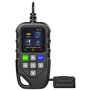 Strumento diagnostico per auto m119 OBD2 lettore di codici con schermo a colori/analizzatore di batteria/9 protocolli di supporto/Test completo dei sistemi del veicolo