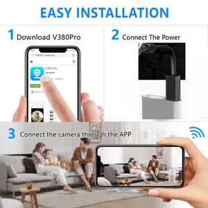 Minicámara USB portátil 1080P con detección de movimiento, cámara de vigilancia inteligente, monitoreo remoto de teléfono móvil, venta al por mayor - Product Image 2