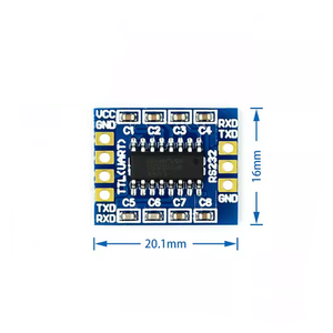 RS232 SP3232 TTL zu RS232 Modul RS232 zu TTL Flash ing Line Serial Port Modul Vergoldete Platine - Product Image 2