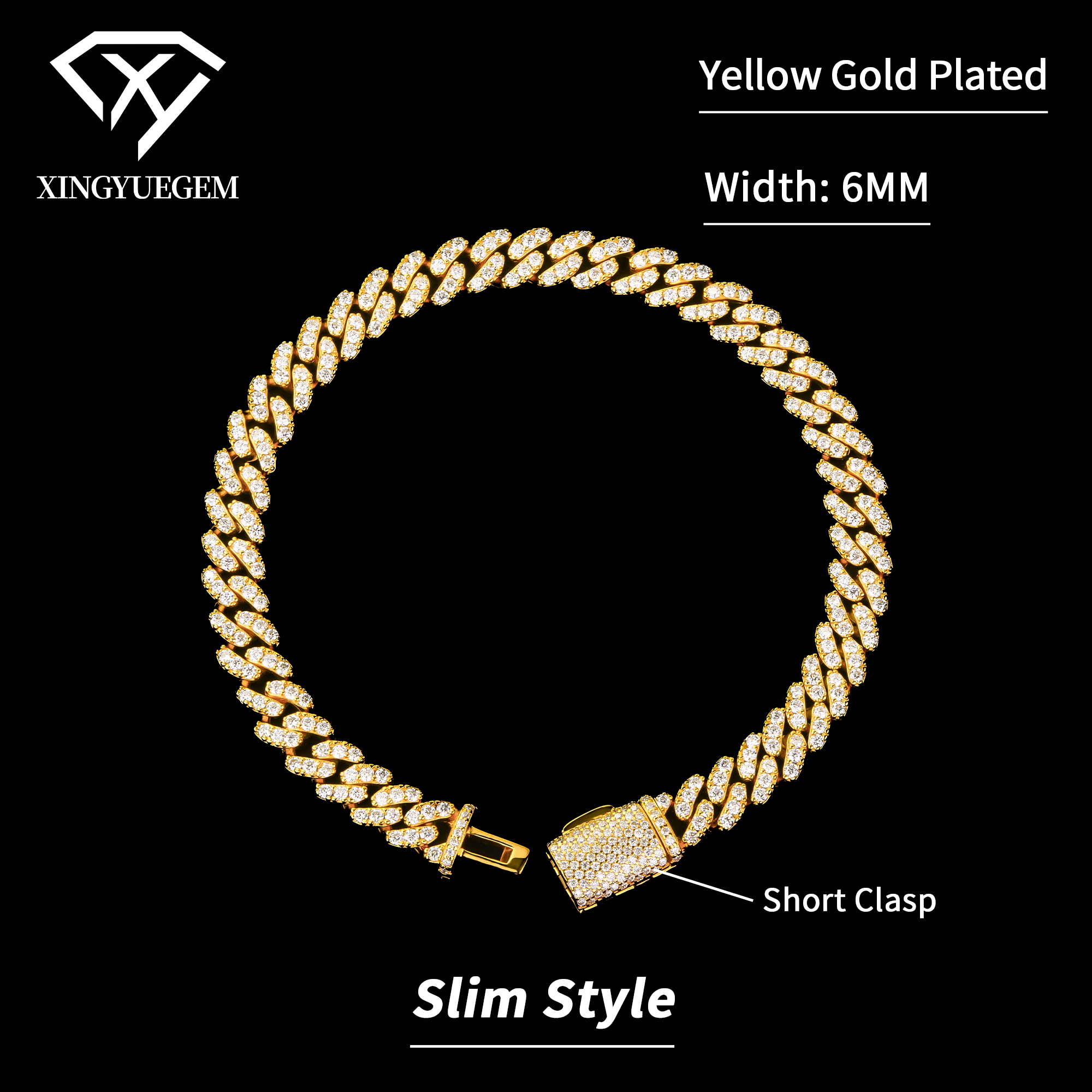 Yellow Gold Color(Short Clasp)