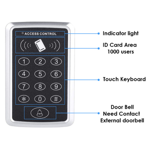 Sicherheits zugangs kontroll system RFID 125-kHz-ID-Zugangskartenleser für die Verwaltung der Türsteuerung von Immobilien und Gemeinden - Product Image 5