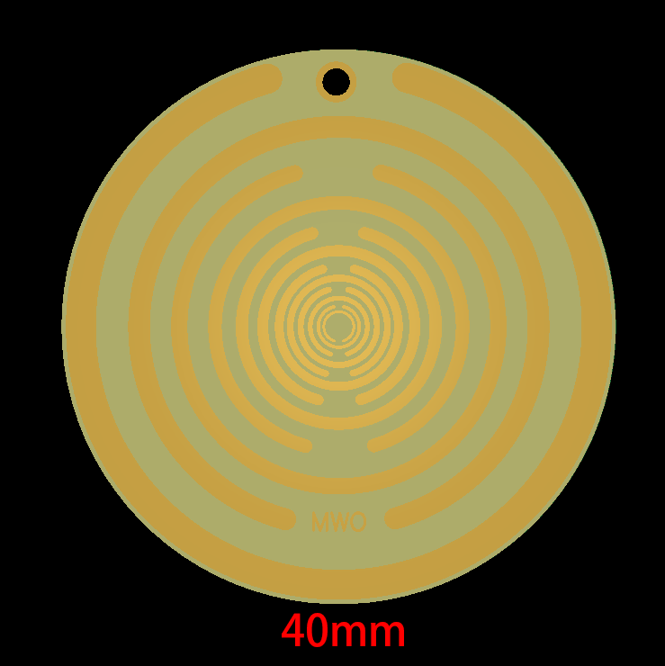 40mm With Hole