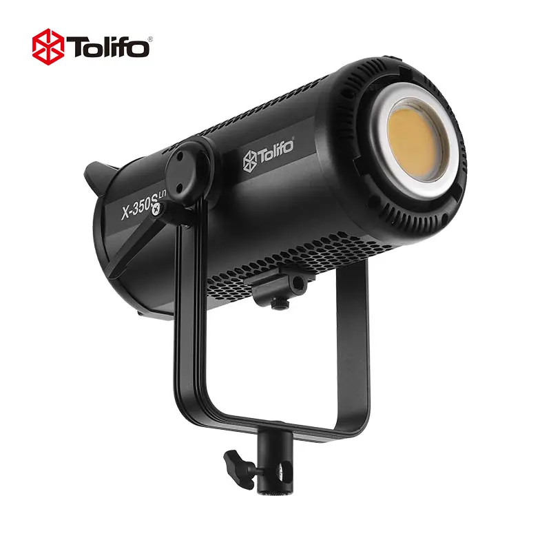 مصباح النهار TOLIFO X-350S لايت ماكس 350 وات COB ماكس 74800lux عالي السطوع مصباح فيديو LED مصباح للتصوير الفوتوغرافي في الاستوديو بسعر المصنع