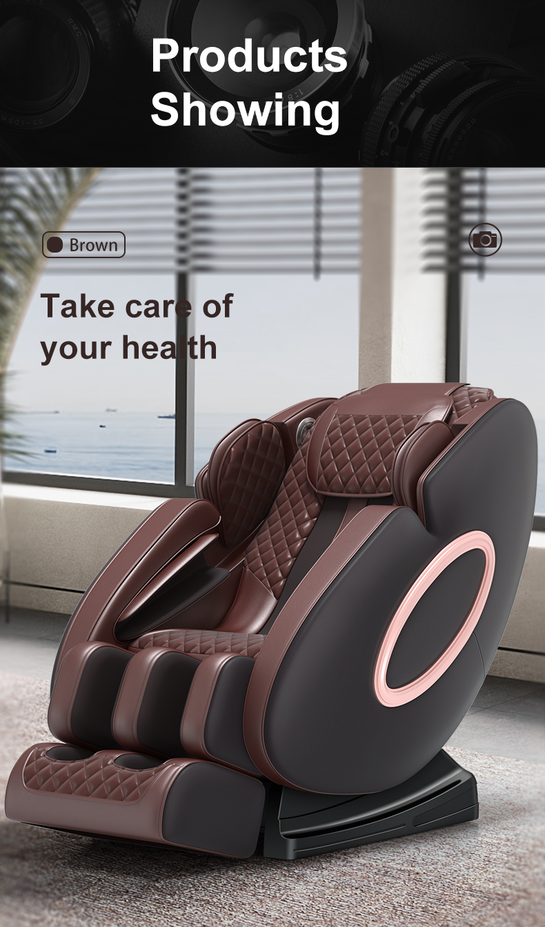 Jare V6 Luxury Automatic Shiatsu Kneading Cheap New Design Electric Zero Gravity Heated Home Body Care 4D Massage Chair