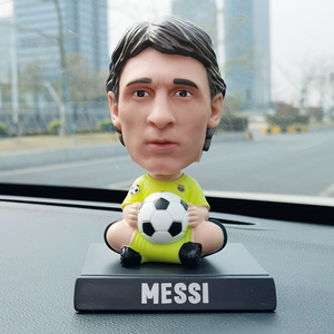 Q Version Football Fans Gifts Car Neymar Shaking Head Doll Messi Figure Cristiano <strong>Ronaldo</strong> Toys Action <strong>Model</strong>