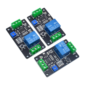 TRM01 Delay <strong>Timer</strong> Relay Multi-functional Delay Time Relay Self-locking Relay Delay Trigger Delay Relay DC 5V/12V/24V(Optional) - Product Image 3