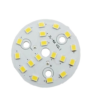 ラウンドPCB 12 Smd Led 2w PCBA 94V0LEDライトPCB回路基板設計PCBサービス