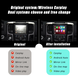 CZT-AUTO Original Carplay 2014-2017 <strong>Radio</strong> For DVD <strong>Player</strong> For Dodge RAM Wireless Android Mirror Link USB Screen Upgrade Auto - Product Image 3