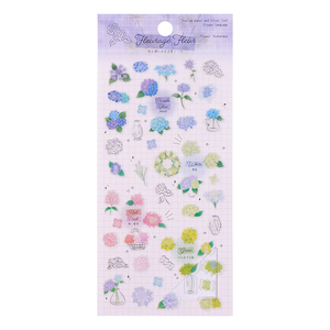 SHANLE Wholesale Japan Shukura透明ビニールステッカーゴールドフラワープラントPVCステッカーカスタム楽しい多肉植物ダイカットPETステッカー - Product Image 5