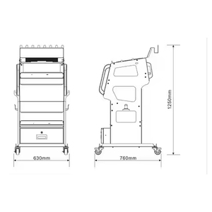 Lanciare TWT-100 carrello elettrico programmabile 360 ° volante cassetto di bloccaggio per strumenti di archiviazione sicuri per auto Multi-modello - Product Image 5