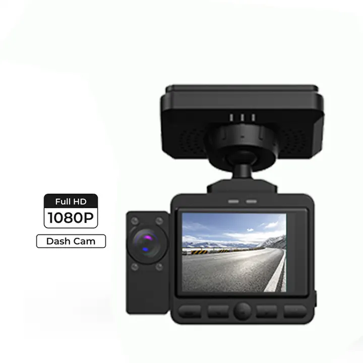 Voiture boîte noire dashcam hd vision nocturne caméra de voiture 4k dash cam geste photo wifi 2 "caméra de voiture double objectif