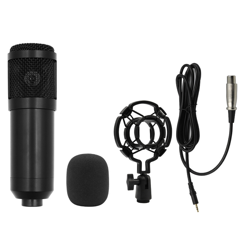 Microphone noir uniquement
