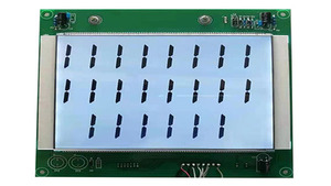 De 3,3 V 5V mono stn lcm transparente de pantalla lcd electrónico módulo de control verde con retroiluminación led - Product Image 2