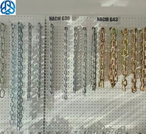 1/4 "5/16" 1/2 "G30 G43 kaynaklı orta bağlantı zinciri 3/8 galvanizli zincir - Product Image 2