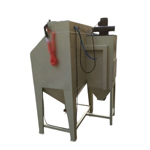 Tozsuz manuel ıslak/kuru kum kumlama kabini su buharı kumlama makinesi satılık - Product Image 3