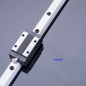 High Precision Low Noise HGH Series Aluminium Alloy 25MM <strong>Linear</strong> Block <strong>Guide</strong> <strong>Rail</strong> With Slider