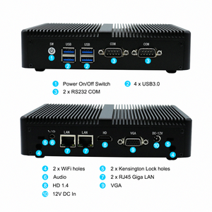 มินิพีซีคอมพิวเตอร์ตั้งโต๊ะเล่นเกม R7-5800H คอมพิวเตอร์16 + 512GB USB พอร์ตด้านหน้าเคสพลาสติกพร้อมหน้าต่าง10/11โลหะมินิพีซี - Product Image 5