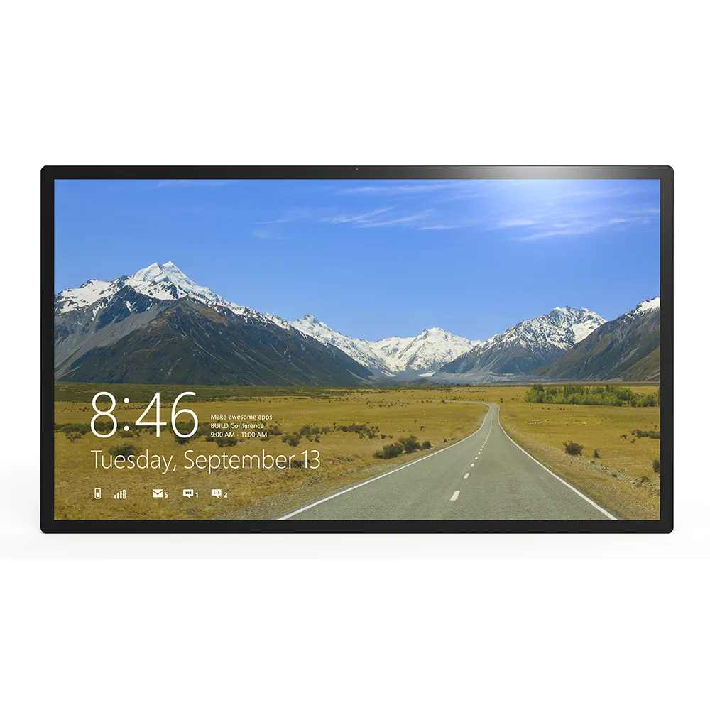 Bestviewウォールマウント産業用LCDモニター15.618.5 21.5 23.6 27 32 43 49 5565インチPCAPタッチモニター2K4K