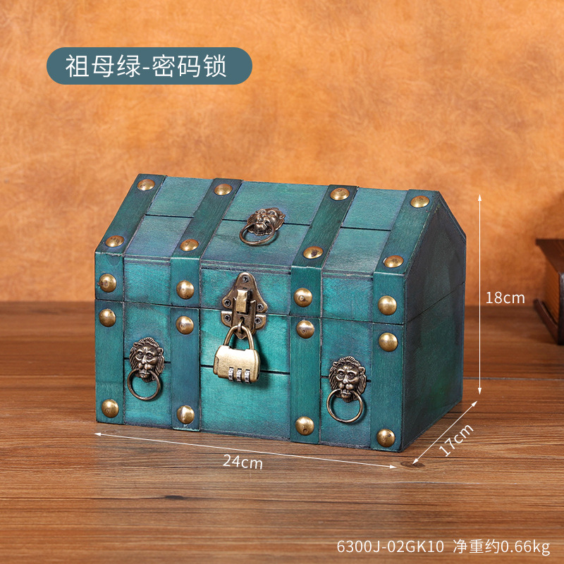 6300J-02GK10 -- Serrure à combinaison vert émeraude